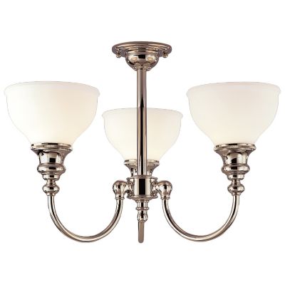 Sutton 3-Light Semi-Flushmount by Hudson Valley Lighting - Starlight Lighting USA and Canada